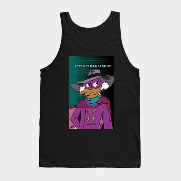 Darkwing Duck Tank Top by Black Snow Comics